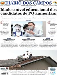 Capa do jornal Diário dos Campos 29/09/2020