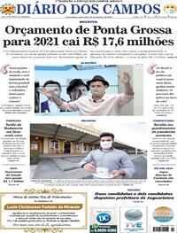 Capa do jornal Diário dos Campos 30/09/2020
