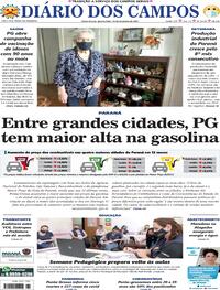 Capa do jornal Diário dos Campos 10/02/2021