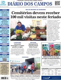 Capa do jornal Diário dos Campos 02/11/2023