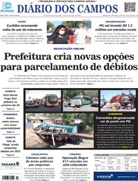 Capa do jornal Diário dos Campos 07/11/2023