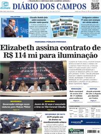 Capa do jornal Diário dos Campos 13/12/2023