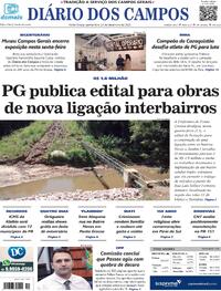 Capa do jornal Diário dos Campos 14/12/2023