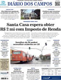 Capa do jornal Diário dos Campos 15/11/2023