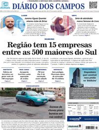 Capa do jornal Diário dos Campos 20/10/2023