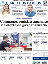 Capa do jornal Diário dos Campos 27/12/2023