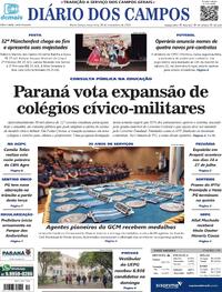 Capa do jornal Diário dos Campos 28/11/2023