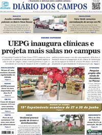 Capa do jornal Diário dos Campos 06/03/2024