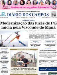 Capa do jornal Diário dos Campos 08/03/2024