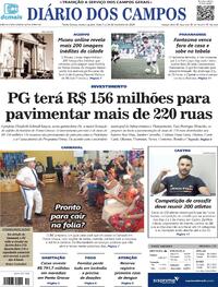 Capa do jornal Diário dos Campos 09/02/2024
