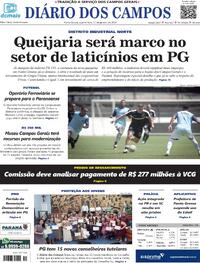 Capa do jornal Diário dos Campos 11/01/2024