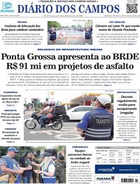 Capa do jornal Diário dos Campos 28/02/2024