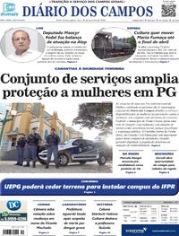 Capa do jornal Diário dos Campos 29/02/2024