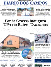 Capa do jornal Diário dos Campos 03/06/2025
