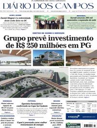 Capa do jornal Diário dos Campos 03/10/2025