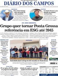 Capa do jornal Diário dos Campos 04/07/2025