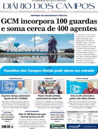 Capa do jornal Diário dos Campos 07/11/2025