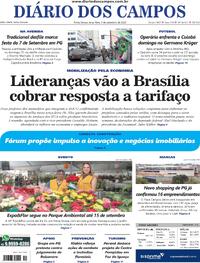 Capa do jornal Diário dos Campos 09/09/2025