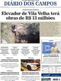 Capa do jornal Diário dos Campos 11/07/2025