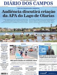 Capa do jornal Diário dos Campos 16/05/2025