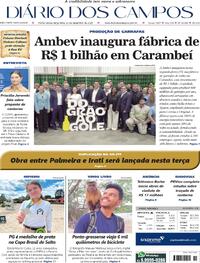 Capa do jornal Diário dos Campos 16/12/2025
