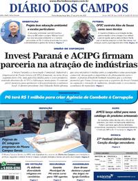 Capa do jornal Diário dos Campos 17/06/2025