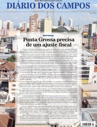 Capa do jornal Diário dos Campos 18/07/2025