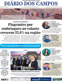 Capa do jornal Diário dos Campos 19/08/2025