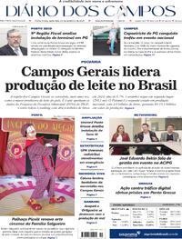 Capa do jornal Diário dos Campos 19/09/2025