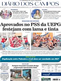 Capa do jornal Diário dos Campos 19/12/2025