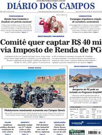 Capa do jornal Diário dos Campos 24/06/2025