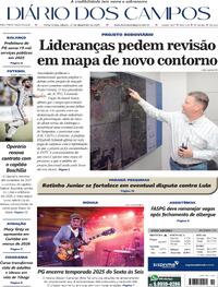 Capa do jornal Diário dos Campos 26/12/2025