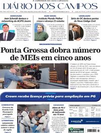 Capa do jornal Diário dos Campos 28/10/2025