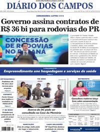 Capa do jornal Diário dos Campos 29/04/2025