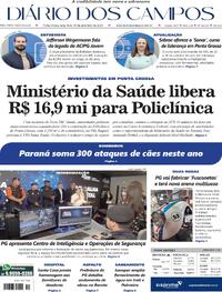 Capa do jornal Diário dos Campos 30/09/2025