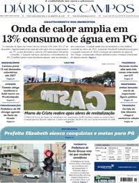 Capa do jornal Diário dos Campos 30/12/2025