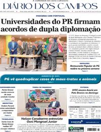 Capa do jornal Diário dos Campos 06/02/2026