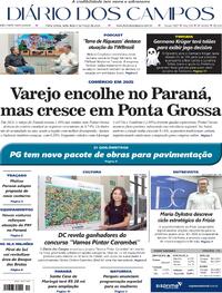 Capa do jornal Diário dos Campos 06/03/2026