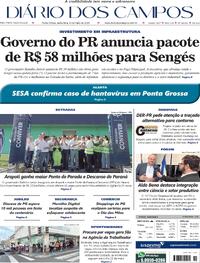 Capa Diário dos Campos 08/05/2026