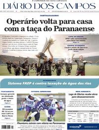 Capa do jornal Diário dos Campos 10/03/2026