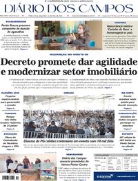 Capa Diário dos Campos 12/05/2026
