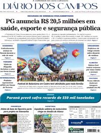 Capa Diário dos Campos 12/06/2026