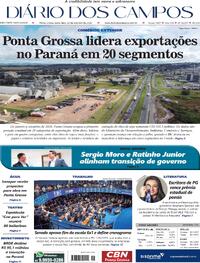 Capa do jornal Diário dos Campos 16/10/2026