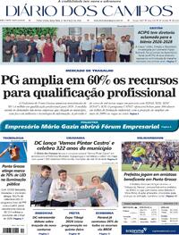 Capa do jornal Diário dos Campos 17/03/2026