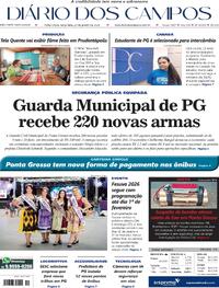Capa do jornal Diário dos Campos 20/01/2026