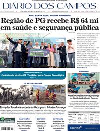 Capa do jornal Diário dos Campos 20/03/2026