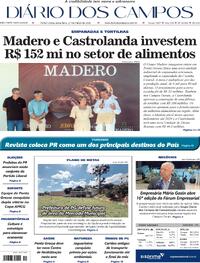 Capa Diário dos Campos 27/03/2026
