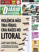 Capa do jornal Diário Gaúcho 03/12/2016