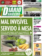 Capa do jornal Diário Gaúcho 05/12/2016