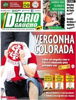 Capa do jornal Diário Gaúcho 12/12/2016